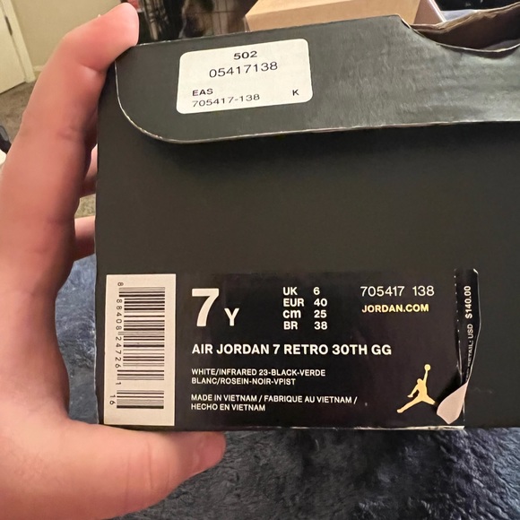 Jordan 7 “Verde” - Picture 5 of 5